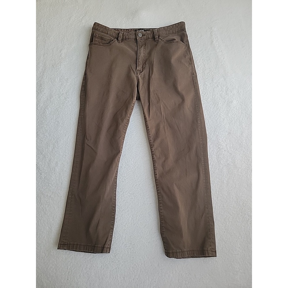 34 Heritage‎ Men's Charisma Twill Straight Leg Pant in Brown Khaki Size 36
